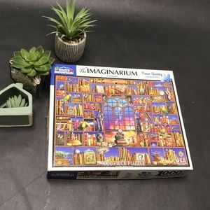 🧩2/$14! white mountain 1000pc puzzle